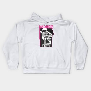 Harlem Black Pink Night Kids Hoodie